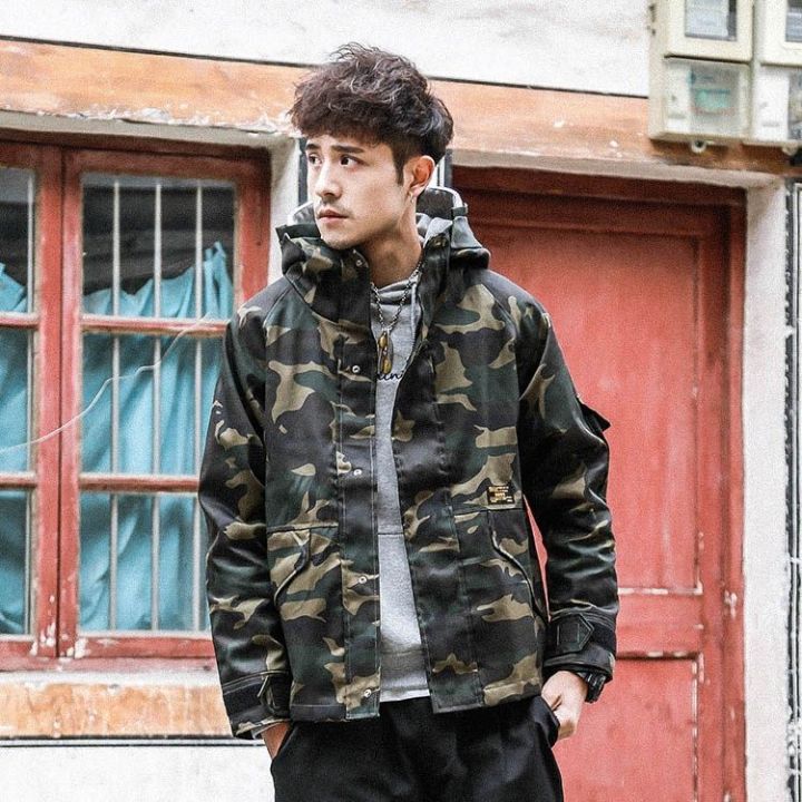 Camo jacket outlet mens fashion