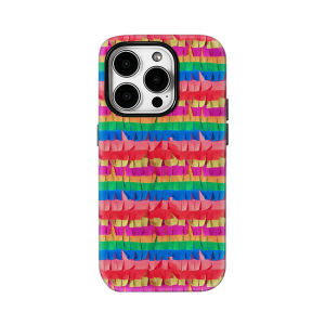 Potdemiel | Colorful Origami Pattern iPhone Case - Double-Layer Back Cover for iPhone 17/16/15/14/13/12 pro Max plus Must-Have Phone Accesso