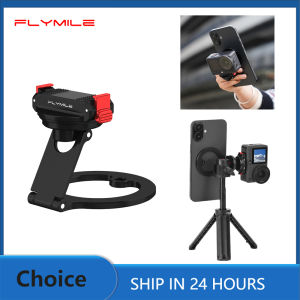 Flymile Action 6 Magnetic Phone Mount Teleprompter Stand for DJI Action 6 Desktop Base Vlgo Video Accessories Compatible Magsafe