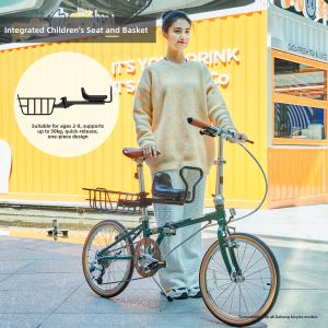 inwild | Foldable Child Bike Seat Universal Quick Release