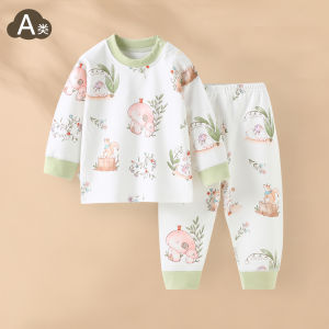Bộ Đồ Ngủ Cotton Nguyên Chất Cho Bé Mùa Thu Đông Bộ Đồ Lót Trẻ Em Thoải Mái Thoáng Khí Cho Bé Trai Và Bé Gái Từ 1-3 Tuổi