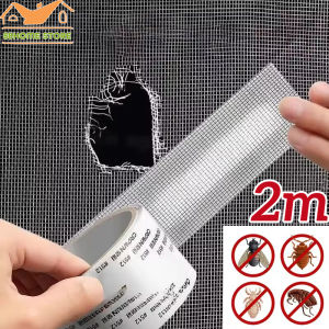 [88 nhà] Miếng dán cửa sổ băng dán cửa sổ màn hình chống nước 2m miếng vá tự dính chống côn trùng lưới chống muỗi thanh sửa chữa lỗ rách