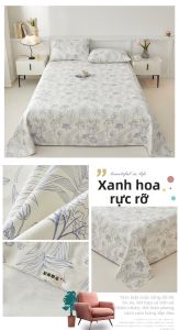 Grace | Ga Giường Phù Hợp Mùa Hè 100% Cotton