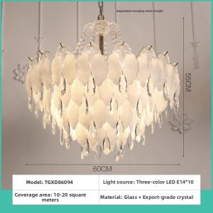 French Cream Style Chandelier Elegant