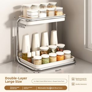 youqin | Kitchen Multi-functional Stainless Steel Storage Rack