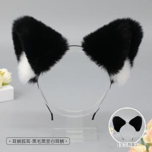 Handmade Cute Lolita Hair Accessories Cosplay Fox Ear Headband Cat Ear Hair Clip Animal Ear Hair Accessories