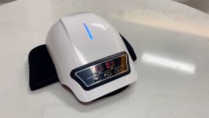 Máy massage đầu gối 9 cấp độ rung kết hợp chức năng chườm nóng với ánh sáng đỏ 9 mức nhiệt độ công suất 10W giảm đau mỏi giải pháp trị liệu hiệu quả
