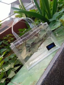 Tass Mikka Transparan/tas Wallet bening/hand bag