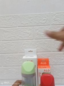 Aizhilang ALG Botol Susu Bayi Wide Neck Leher Lebar 100ml untuk Usia 0 bulan baru lahir Bahan PP Berkualitas BPA Free 6060