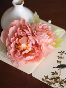 Elegant Ancient Chinese Style Pearl Flower Hairpin for Women Hanfu Accessories Pink Versatile Daily Use Floral Hair Clip