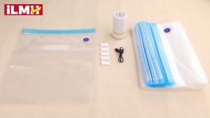 3D Printer Filament Vacuum Bag with USB Rechargeable Electric Air Pump Vacuum Sealing for PLA ABS PETG Filament Storage