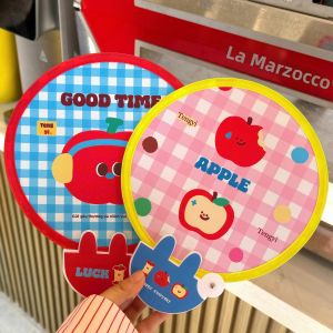 1/6 Chiếc Quạt Gấp Mini Dễ Thương Có Tấm Phản Quang Hình Ảnh Quạt Tròn Cầm Tay Để Sử Dụng Ngoài Trời Thoáng Mát