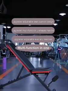 Adjustable Dumbbell bench press mens sit-up board home fitness chair multi-functional sports equipment professional chair  Free Pull Rope