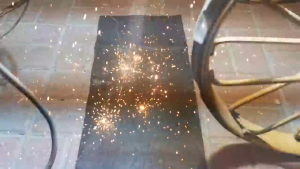 Flame-Retardant 6mm Thickened Fire Resistant Carbon Felt Copper Pipe Weld Heat-Insulating/Cotton Sponge Welding Blanket