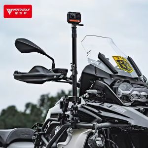 Motorbike For GoPro Riding Shooting Bracket Multifunctional Shooting Recorder Bracket Outdoor Riding Camera Selfie Stick Bracket