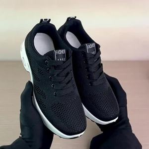 New Spring and Autumn Shoes Womens Air Cushion Shoes TEMU Soft Bottom Breathable Sports Shoes