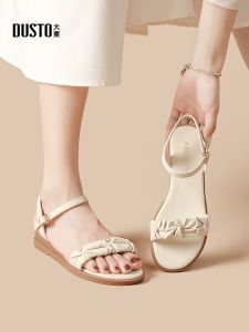DUSTO | Summer Dress-Complement Sandals Peep Toe Wedge Womens Shoes