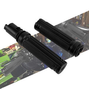 Mactions | Motorcycle Hand Grips 1" Handle Bar For Harley Touring Street Glide FLHXSE CVO Road Glide 23-UP Softail Fat Boy Low Rider 25-UP