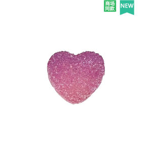 Crocs Shoe Accessories Candy Heart Buckle Decorative Shoe Buckle Soft Gradient Hole Flower Shoe Accessories for Shoes