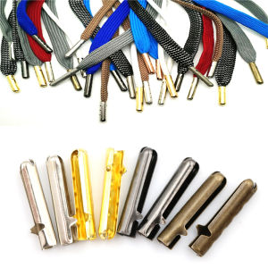 50Pcs Shoelace Head 4x23mm DIY Shoelaces Repair Shoe Lace Tips Replacement End Shoes Rope Head Rope Cip Tail Clamp