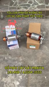 Rotor (Ruột) Máy Cắt Sắt Bàn MAKITA 2414 NB / AJG04-355S / AJG04-355BS