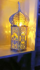 LED Lampu Lilin Lentera LED Kubah Masjid Baterai Idul Fitri Dekorasi lampu meja/lampu hiasan