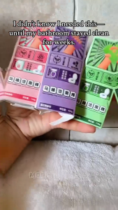 1 box Automatic Toilet Cleaner With Portable Design 150G Gel  Slow-Release Toilet stain removal