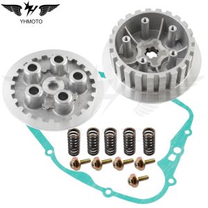 Clutch Center Inner Hub & Outer Pressure Plate & Heavy Duty Springs Gasket Kit For Yamaha Blaster 200 YFS200 1988-2006
