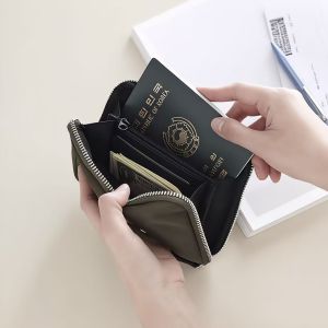 Portable Travel Multi-Function Passport Holder Wallet Document Protection Case for Men And Women Small Driving License Storage Bag