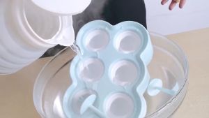 Cetakan Jelly Ball Silikon & Cetakan Es Krim dengan Gagang