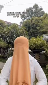 Labana hijab pashmina inner ceruty babydoll premium / jilbab pashmina inner ceruty / pashmina inner kekinian best seller 180 x 75 cm