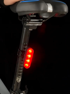 UNI ACE LED Bike Tail Light USB Rechargeable Waterproof Rear Light with 4 Modes High Bright Strong Rear Light Road Cycling Bicycle Accessories for Night Riding