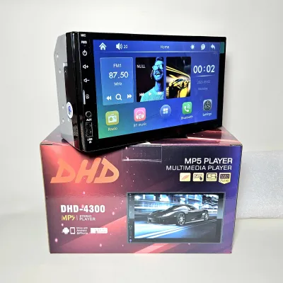 Head Unit Double Din Full Glass 7 Inch Deckless MP5 DHD-4300