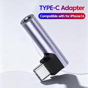 OLAF | Bộ Chuyển Đổi Âm Thanh USB C Sang Jack 3.5mm Loại C Bộ Chuyển Đổi Tai Nghe USB C Cho iPhone 17/16/15 Samsung Huawei Hỗ Trợ Cuộc Gọi Thoại