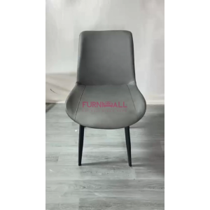 Furnimall Dining Chair Modern PU-Leather Premium Chair Restaurant Kerusi Makan Chair Comfortable