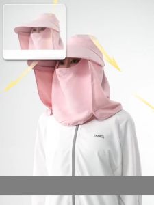 Ohsunny Bảo Vệ Đầy Đủ Mũ che nắng Với mũ có vành che cổ Mặt Bìa rộng vành mũ bóng chày Chống Uv Đa Năng Mũ ngoài trời Upf50 +