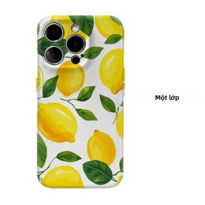 Potdemiel | Ốp Điện Thoại Từ Tính Lemon Grove Dành Cho iPhone - Ốp Bảo Vệ Chắc Chắn Hai Lớp Chống Sốc Chống Xước Mềm Mại Cho Các Dòng Máy Từ 13 Đến 17 Pro Max
