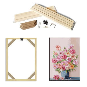 55x85 60x90 70x100cm Wall Art Painting Frame Wooden Frame for Canvas Oil Painting Diamond Painting Frames Canvas Wood Wall Frame