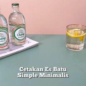 Cetakan Es Tekan 28 & 56 Grid: Mengenal Ice Cube Maker Dengan Press Handle