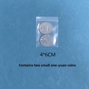 Mini Self-Sealing Plastic Bag Thickened Jewelry Packaging Transparent Food Wrap Cute Design Small Size Plastic Zipper Bag