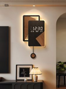 CTYLIGHTZ | Elegant Calendar Background Wall Creative Glow Clock