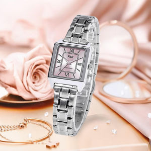 Đồng hồ Fidi nữ hoài cổ Quà Tặng đồng hồ thạch anh chống nước thường ngày thời trang đơn giản vuông nhỏ cổ điển