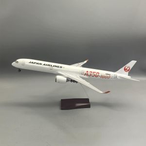 NEW 47cm Japan A350-1000 Diecast Resin Airplane Model Kit with Landing Gear Wheel for Aviation Enthusiasts Gift or Plane Toys
