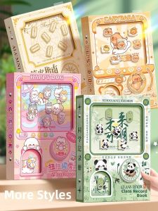 MONLEYTA | Panda Egg Machine Classmate Record 2025 New Model Primary School Graduation Commemorative Album High Aesthetic Value Ins Style Small Audience National Style Gift Communication Directory Female Version Sixth Grade