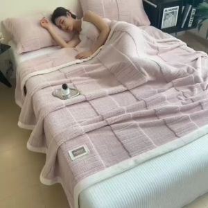 Chăn lông thỏ thu đông 𝐧𝐞𝐰 𝐝𝐞𝐬𝐢𝐠𝐧 size 2mx2m3 nặng 1.7 kg lông mềm mịn siêu ấm hàng nhập khẩu loại 1