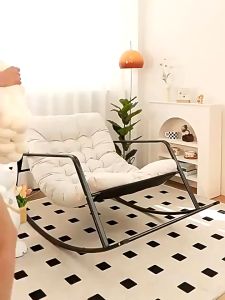 {SIÊU HOT} Ghế Bập Bênh Thư Giãn Ghế Lười Đọc Sách Khung Sắt Tĩnh Điện Chắc Chắn Ghế Đôi Bập Bênh Đọc Sách Hàng Nội Địa Nhập Khẩu