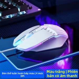 HP | Chuột Có Dây Phím Bấm Siêu Êm Mắt Đọc FPS Chuẩn Xác