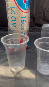 GELAS POP ICE/GELAS BUBBLE/GELAS OZ/GELAS PLASTIK BUBBLE MEREK BUBBLE ISI 50 PCS 12 OZ 14 OZ & 16 OZ