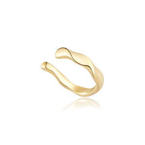 Air-Horizon Wave Twisted Simple High-End Sensation Ear Bone Clip No Piercing Womens Ear Jewelry Unique Design Fashionable Alloy