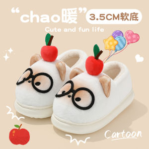 Dép Bông Mùa Đông Dành Cho Nữ Dép Bông Lông Cừu Ấm Áp Có Gót Phong Cách Ngọt Ngào Dùng Trong Nhà Và Ngoài Trời Dép Đi Trong Nhà